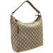 Gucci Bags | Gucci Bamboo Canvas Leather Beige Brown Gg Shoulder Bag Handbag | Color: Black/Brown | Size: Os