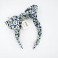 J. Crew Accessories | J. Crew Crewcuts (Kids) Floral Big Bow Headband | Color: Blue/Yellow | Size: Osg