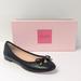 Kate Spade Shoes | Kate Spade Willa Ballet Flat, Black Leather, Women's 8 M | Color: Black | Size: 8