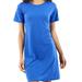 Lularoe Dresses | Lularoe Knee-Length Mid-Length Sleeves Cobalt Blue T-Shirt Dress Xl (12-16) | Color: Blue | Size: Xl