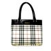 Burberry Bags | Burberry Tote Bag Creambrown Jacquardleather Women | Color: Brown/Cream/Red | Size: Os