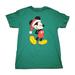 Disney Shirts | Disney Men's Mickey Mouse Santa Hat T-Shirt, Size Medium | Color: Green/Red | Size: M