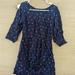 American Eagle Outfitters Dresses | American Eagle Outfitters Womens Dress Navy Blue Small Polyester Viscose Floral | Color: Blue | Size: S