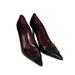 Coach Shoes | Coach Leather Pointed Toe On Stiletto Pump Heels Size 7 | Color: Black | Size: 7