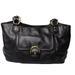 Coach Bags | Coach Campbell Black Leather Shoulder Tote Carryall Purse Large Handbag #F24961 | Color: Black | Size: Large