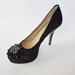 Coach Shoes | Coach Bergen Satin Embellished Pumps | Color: Black | Size: 8