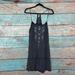 Free People Dresses | Free People Blue Boho Embroidered Dress Size Xs Flowy | Color: Blue/Red | Size: Xs