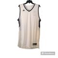 Adidas Shirts | Adidas Mens Team Jersey Tank White Gray Size Xl | Color: Gray/White | Size: Xl