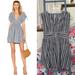 Free People Dresses | Free People Roll The Dice Striped Mini Dress | Color: Blue | Size: M