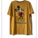 Disney Shirts | Disney Medium Men’s Walt Disney World Yellow T-Shirt Short Sleeve. Machine | Color: Orange/Yellow | Size: M