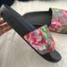 Gucci Shoes | Gg Bloom Supreme Floral Slide | Color: Black | Size: 38