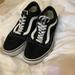 Vans Shoes | Black And White Old School Low Top Vans Women Size 8.5 = Mens Size 7 | Color: Black/White | Size: 8.5