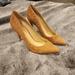 Michael Kors Shoes | Michael Kors Size 6 Pumps Stilletos Heels. These Are Brand New. | Color: Gold/Tan | Size: 6