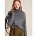 Anthropologie Sweaters | Anthropologie Coretta Shine Turtleneck Sweater | Color: Gray/Silver | Size: Xs