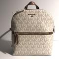 Michael Kors Bags | Michael Kors Dallas Backpack Vanilla White Medium Slim Backpack Brand Nwt | Color: White | Size: Medium