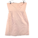 J. Crew Dresses | J. Crew Women's Strapless Tube Dress Pink Size 12 Cutout Back Side Zip Back Slit | Color: Pink | Size: 12