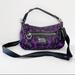 Coach Bags | Adorable Purple Coach Poppy Crossbody Handbag! | Color: Black/Purple | Size: Os