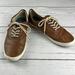 American Eagle Outfitters Shoes | Ae American Eagle Mens Tan Faux Leather Sneakers | Color: Brown/Tan | Size: 12