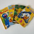 Disney Office | Bundle Of 4 Kids Disney & Sesame Street Learning Books - Used | Color: Blue/Pink | Size: Os