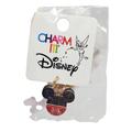Disney Jewelry | Charm It! Classic Mickey Mouse Charm Black And Red Sparkle | Color: Black/Red | Size: Os