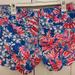 Lilly Pulitzer Shorts | Lilly Pulitzer The Buttercup 5" Scallop Hem Short | Color: Blue/Red | Size: 4