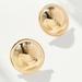 Anthropologie Jewelry | Anthropologie Nwt Cloverpost Earl Button Earrings | Color: Gold | Size: Os