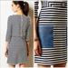 Anthropologie Dresses | Anthropologie Tabitha Marin Dress Striped Navy White 3/4 Sleeves | Color: Blue/White | Size: 4