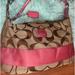 Coach Bags | Coach Bag -(Authentic) With A Detachable Long And Short Pink Strap- | Color: Pink/Tan | Size: Os