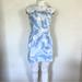 Lilly Pulitzer Dresses | Lilly Pulitzer Crab Print Sheath Dress Baby Blue 8 | Color: Blue/White | Size: 8