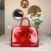 Louis Vuitton Bags | Louis Vuitton Patent Leather Alma Gm Satchel Handbag | Color: Red | Size: L 15" H 11" W 7"