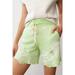 Anthropologie Shorts | Anthropologie Rissa Tie-Dye Shorts | Color: Green/White | Size: Xs