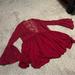 Free People Dresses | Free People Mini Dress | Color: Red | Size: L