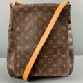 Louis Vuitton Accessories | Louis Vuitton Brown Beige Monogram Coated Canvas Handbag | Color: Tan | Size: Os