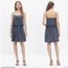 Madewell Dresses | Madewell 100% Silk Overlay Cami Dress, Size 0 | Color: Blue | Size: 0