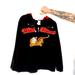 Disney Tops | 90s/Y2k Winnie The Pooh, Tigger Wild Friend Fleece Embroidered Pullover Hoodie | Color: Black | Size: M/L