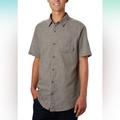 Columbia Shirts | Columbia Men's Under Exposure Yarn Dye Short Sleeve Shirt ~ Size Small | Color: Gray | Size: S