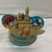 Disney Holiday | Disney Cruise Line Castaway Cay Sand Castle Mickey Ear Hat Ornament New | Color: Blue/Cream | Size: Os
