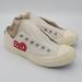 Converse Shoes | Converse Comme Des Garcons Play Chuck Taylor White Big Heart Low Sneaker M5 W7 | Color: Cream/Red | Size: 7