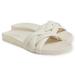 J. Crew Shoes | J. Crew Sandals Crisscross Slide Sandals Ivory Nwt | Color: Cream | Size: Various