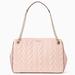 Kate Spade Bags | Kate Spade Briar Lane Quilted Slide Chain Shoulder Bag Medium Peach Puff Blush | Color: Pink | Size: Os