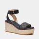 Coach Shoes | Coach Korey Espadrille Sandal In Signature Jacquard | Color: Black | Size: 10