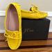 J. Crew Shoes | J.Crew Driving Moc Loafer In Croc | Color: Yellow | Size: 7
