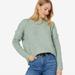 Madewell Sweaters | Madewell Kiawah Cable Crewneck Sweater Xs Frosted Sage New | Color: Green | Size: Xs