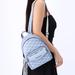 Michael Kors Bags | Michael Kors Maisie Xs 2 In 1 Backpack + Pouch Jacquard Logo Mk Pale Blue | Color: Blue | Size: Os