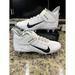 Nike Shoes | New Nike Alpha Menace Pro 2 Mid Football Cleats White Black Size 14.5 Aq3209-100 | Color: Black/Tan/White | Size: 14.5