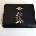 Coach Bags | Coach Mickey Mouse Wallet | Color: Black | Size: 4 1/2 X 3 3/4 X 3/4