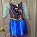 Disney Costumes | Disney Frozen Anna Costume Dress Up Halloween Girls Size 4-6x | Color: Blue/Purple | Size: 4-6x