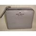 Kate Spade New York Bags | Kate Spade New York Gray Leather Small Zip Around Wallet, Card Holder | Color: Gray | Size: Os