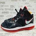 Nike Shoes | Nike Air Max 2010 Lebron Viii 8 Youth Bred Black Red Og Basketball Shoes V761 | Color: Black | Size: 7b