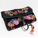 Anthropologie Bags | Anthropologie Corinne Lent Beaded Velvet Jewelry Roll - Black Multi | Color: Black/Pink | Size: Os